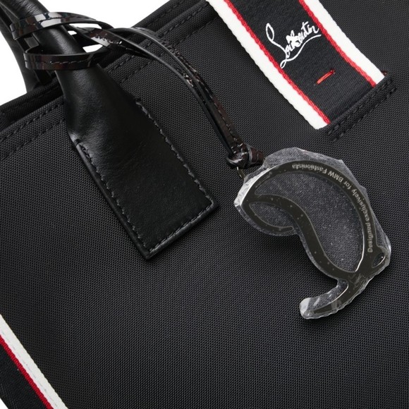 CHRISTIAN LOUBOUTIN Black Leather Tote Bag - Picture 10 of 12